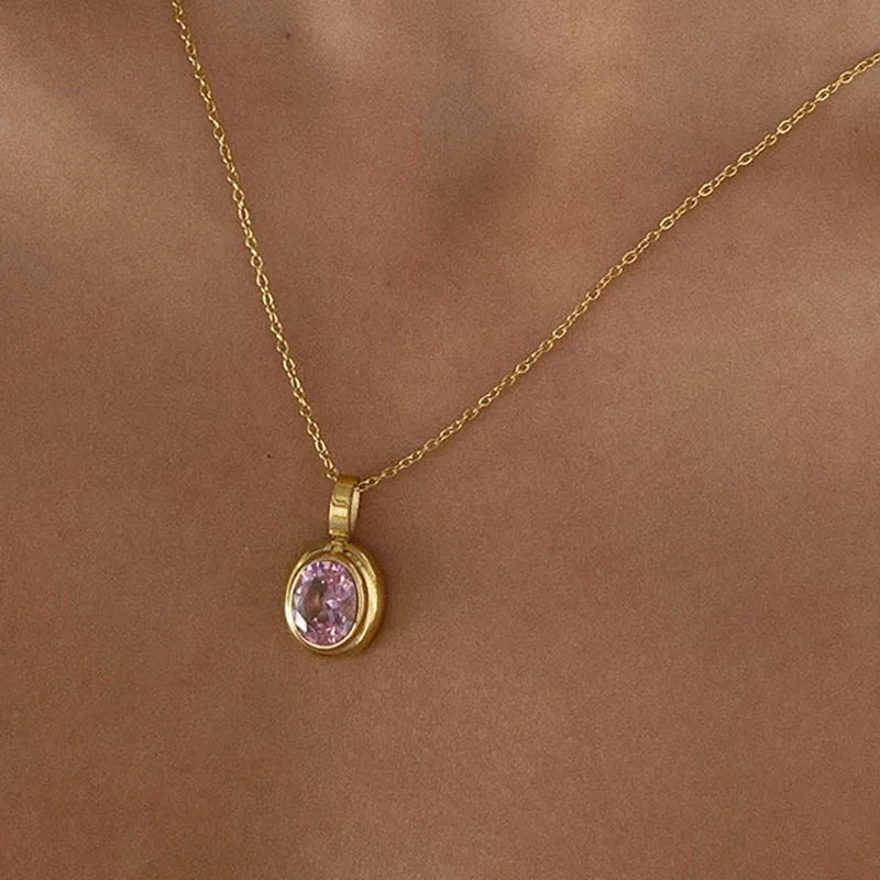 Gemstone Glow Pendant