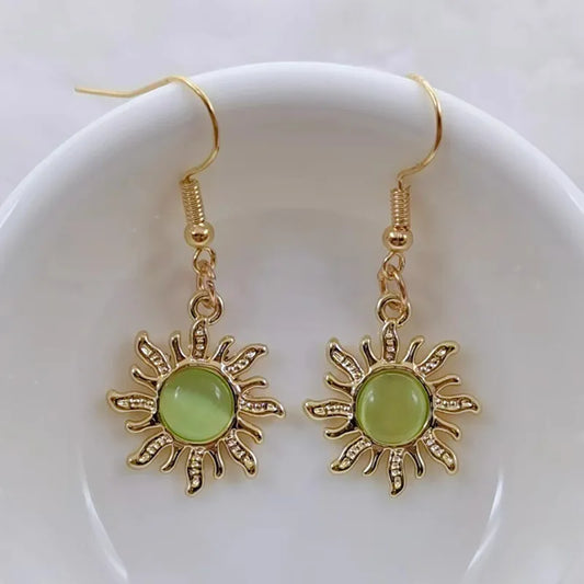 Celestial Sun Drop Earrings